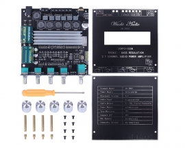 TWS Bluetooth-Compatiable Amplifier Module, 50Wx2+100W 2.1 Channel Audio Power Amplifier, DC 12V-24V Stereo Treble Bass Subwoofer Amp